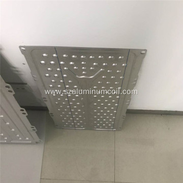 Aluminum thermal collector sheet for solar panel